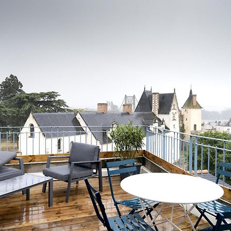 Grand Gite Terrasse Vue Loire Et Chateau D'Ancenis Exteriör bild